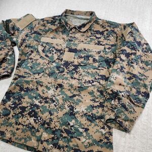 USMC Combat Coat Men Small Woodland Marpat Utility Blouse Military Marines
